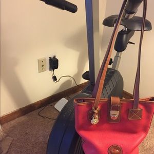 Women’s Dooney and Burke Red Bucket Bag